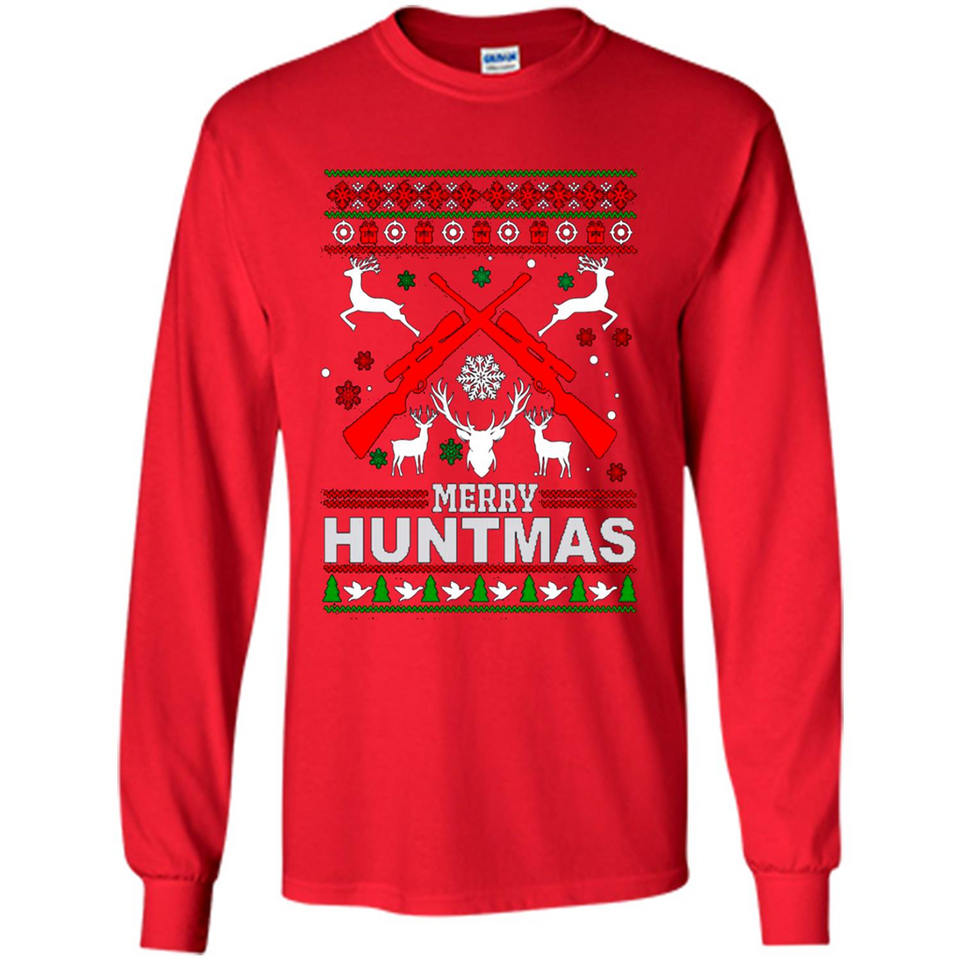 Merry Huntmas Christmas sweater PINGPONG