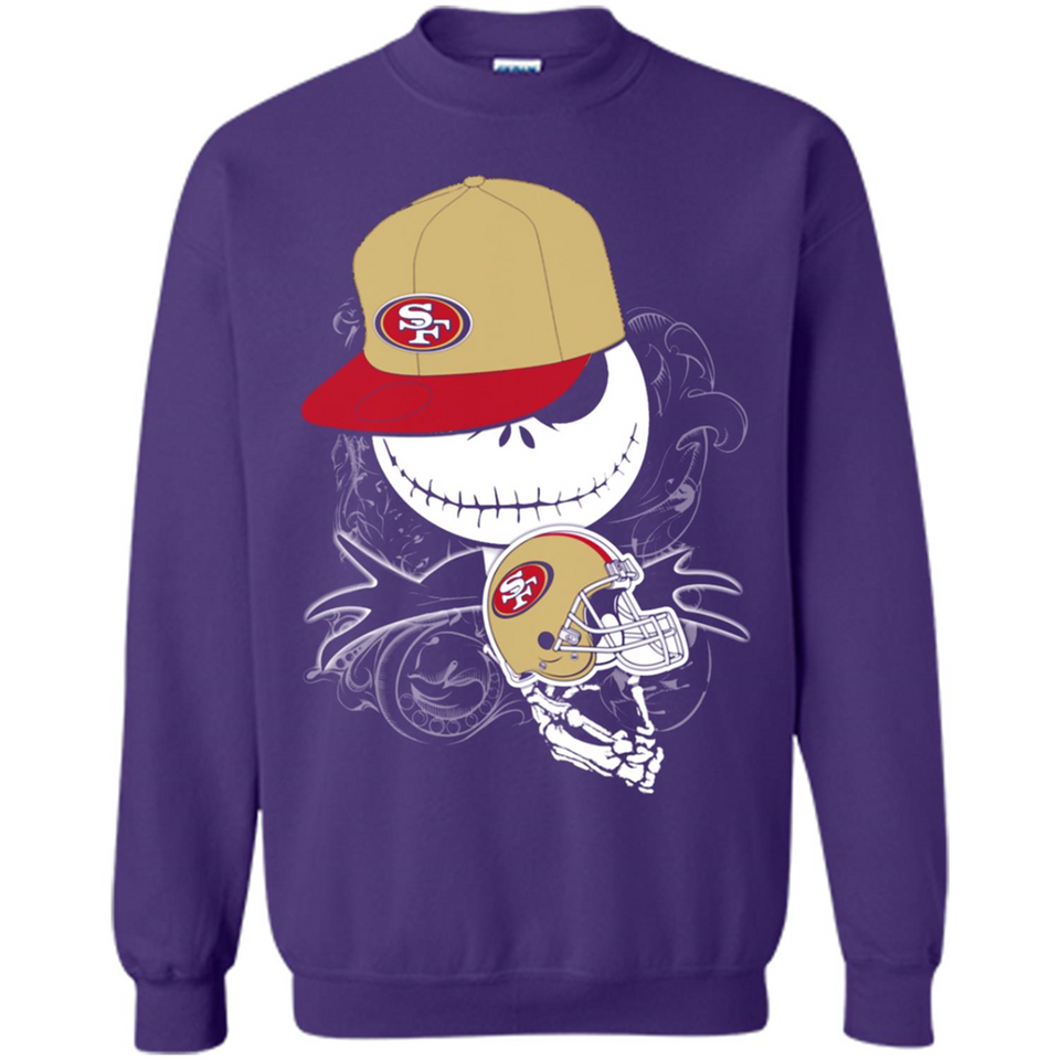 Jack Skellington The Nightmare Before Christmas-49ers Football - Sweatshirt