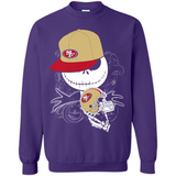 Jack Skellington The Nightmare Before Christmas-49ers Football - Sweatshirt