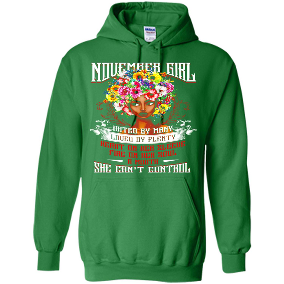 November Girl Flower - Hoodie