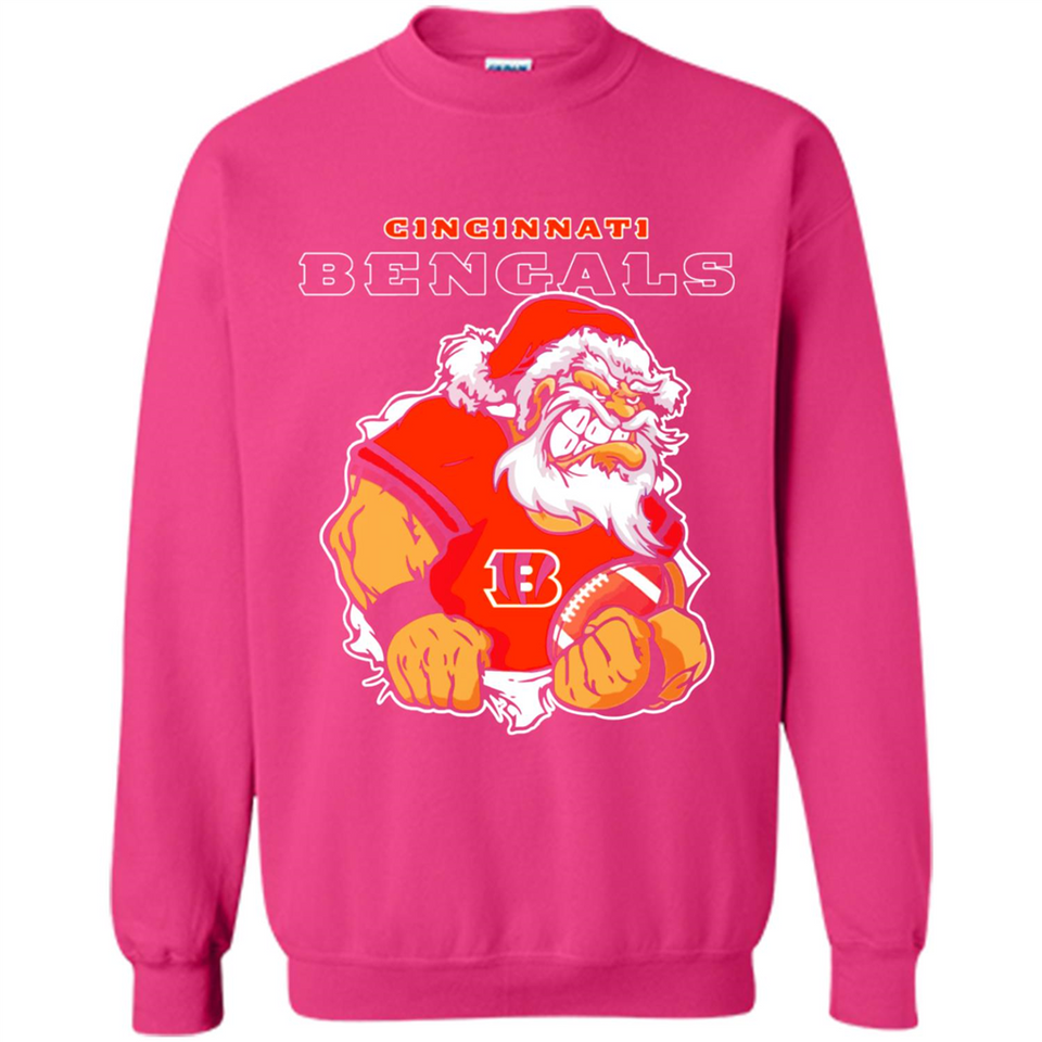 Grumpy Santa Claus Cincinnati Bengals Football Team PINGPONG