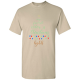 My Favorite Color is Christmas Lights Xmas Sporty T-Shirt - Shirt