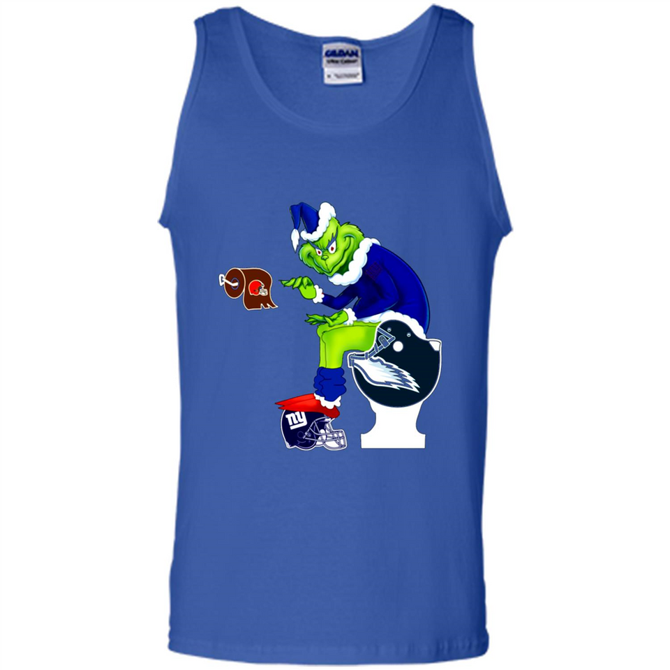 New York Giants Toilet Grinch Santa Claus Football Fan PINGPONG