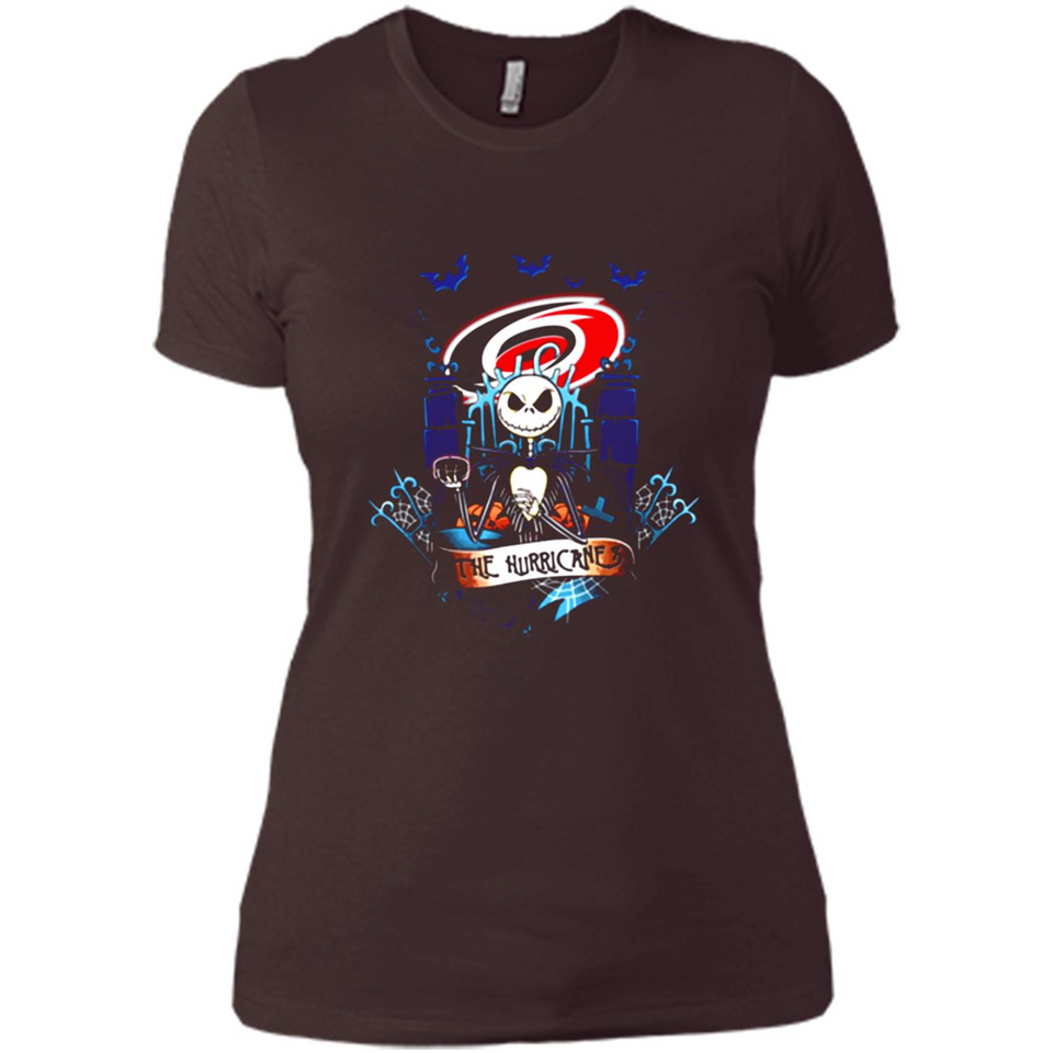 Carolina Hurricanes Halloween The Nightmare Before Christmas - Ladies' Boyfriend T-Shirt