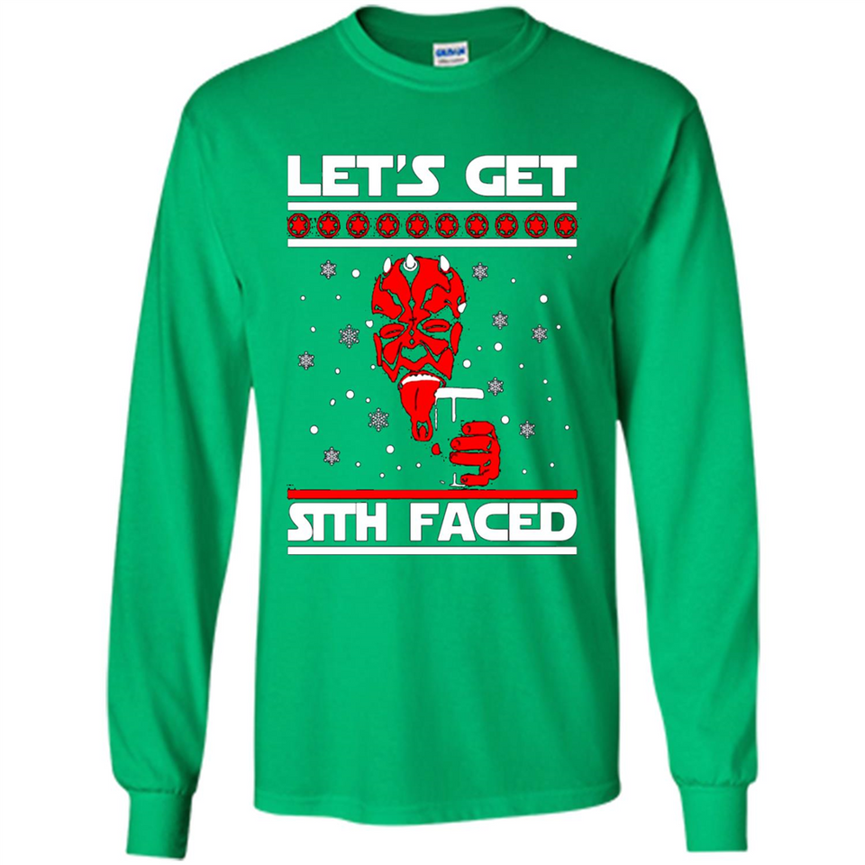 Let’s get sith faced Christmas sweatshirt PINGPONG