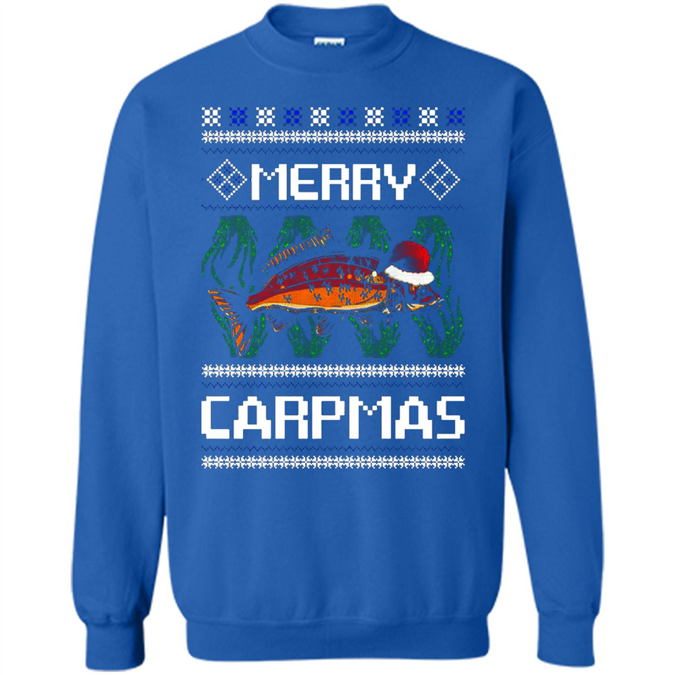 Santa Claus Carpmas Merry Carpmas Christmas Sweater PINGPONG - Sweatshirt
