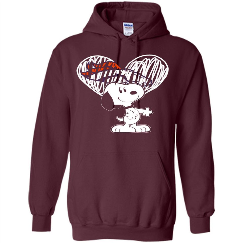 I LOVE DENVER BRONCOS SNOOPY IN MY HEART NFL