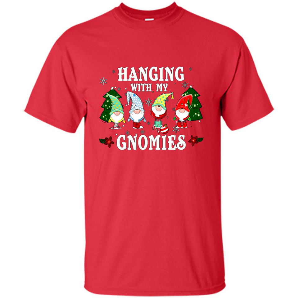 Christmas Garden Gnome Hanging With My Gnomies Shirt Sweater - Shirt