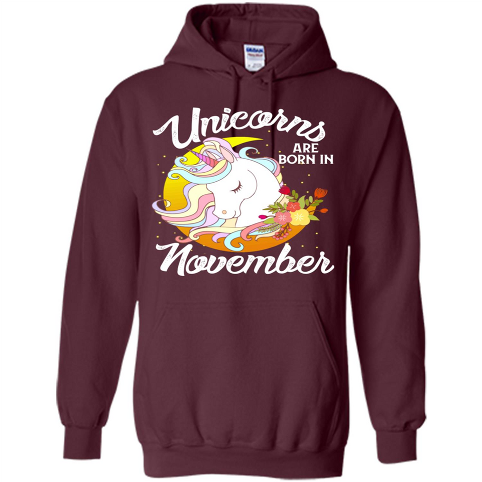 Unicorns Are Born In November Magical Rainbow
