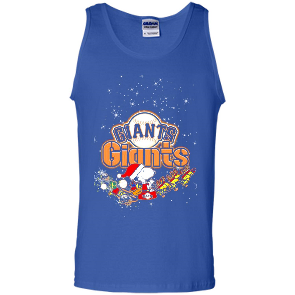 Snoopy Christmas San Francisco Giants - Tank Top