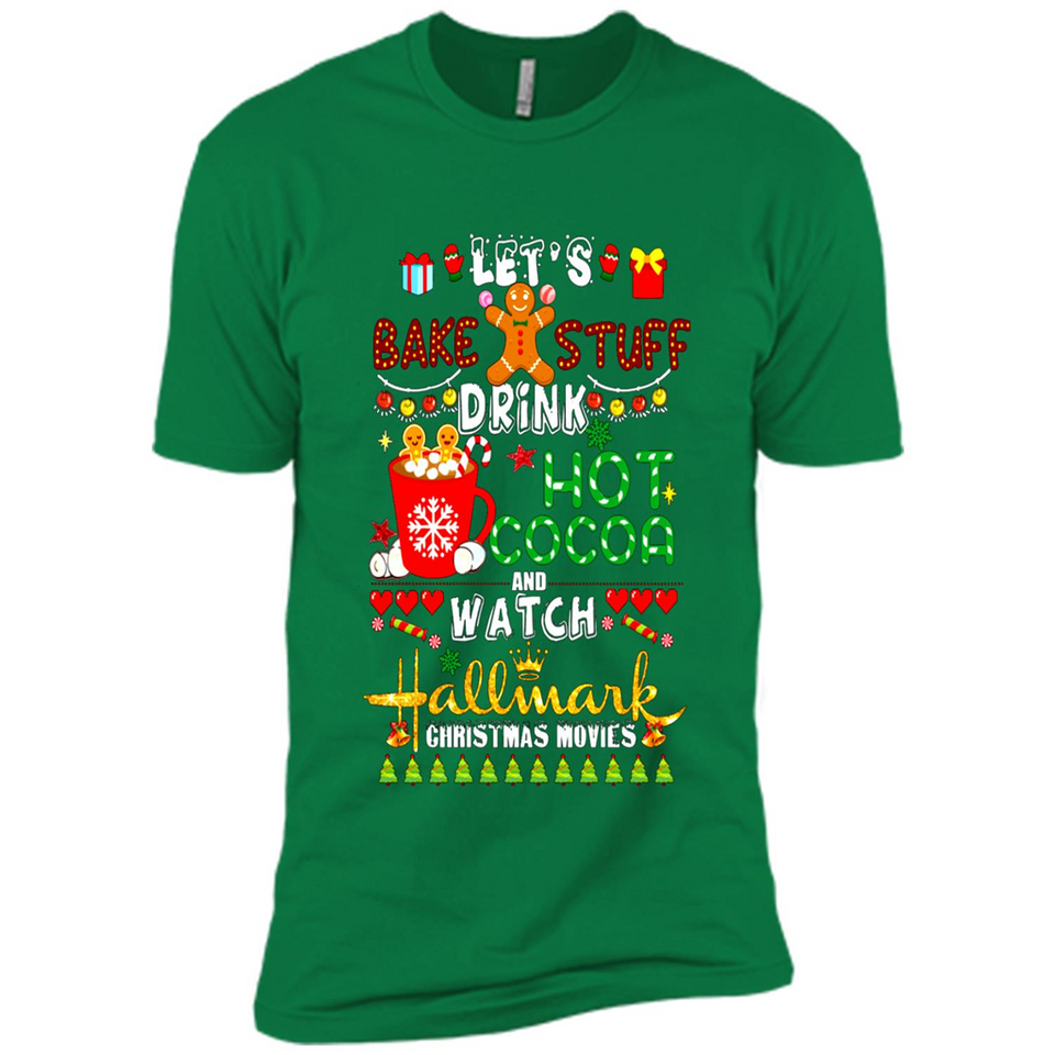Let's Bake Stuff Drink Hot Cocoa Hallmark-Christmas Movies Sweatshirt PINGPONG
