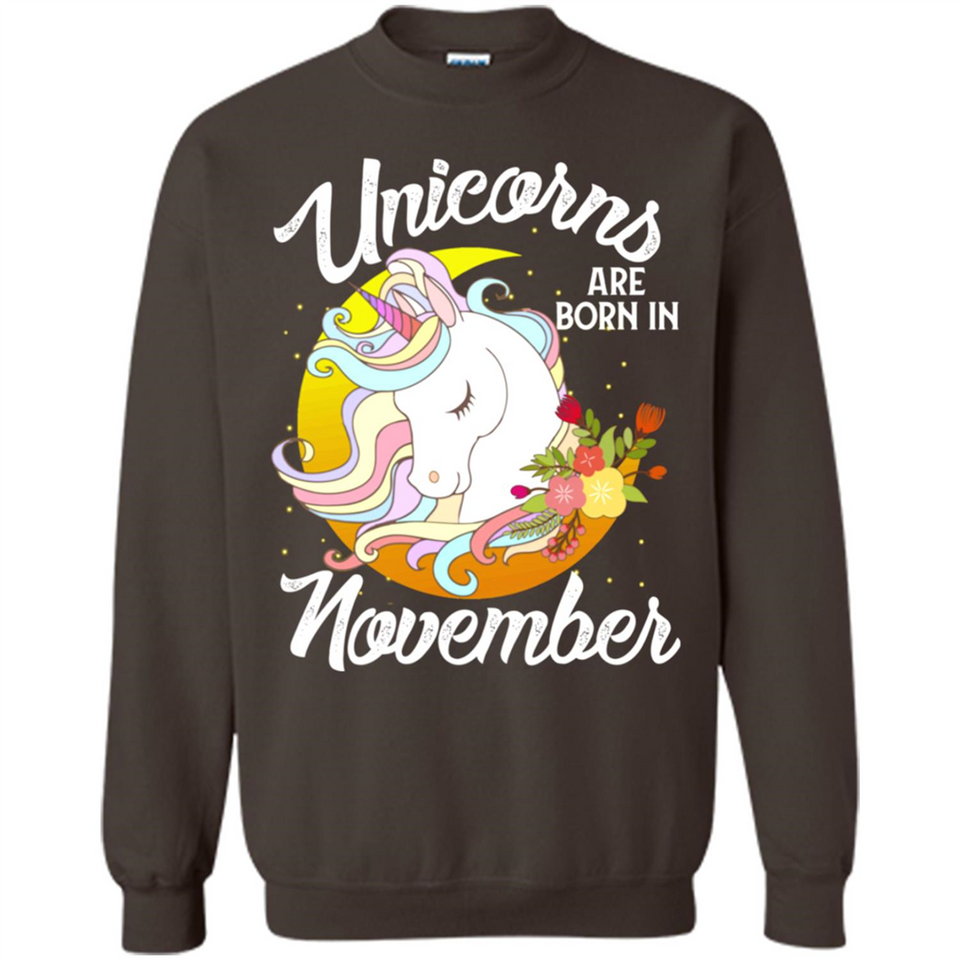 Unicorns Are Born In November Magical Rainbow