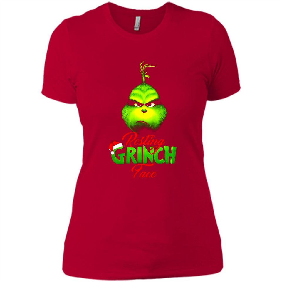 Resting Grinch Face Shirt PINGPONG - Ladies' Boyfriend T-Shirt