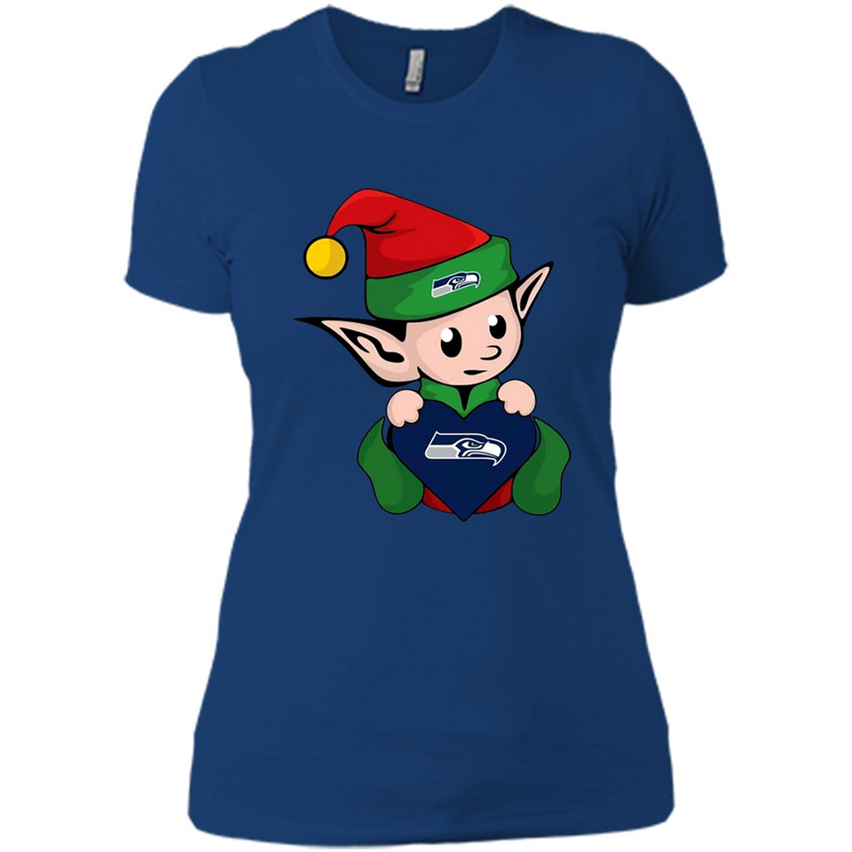 Seattle Seahawks ELF Elves Grinch Santa Claus