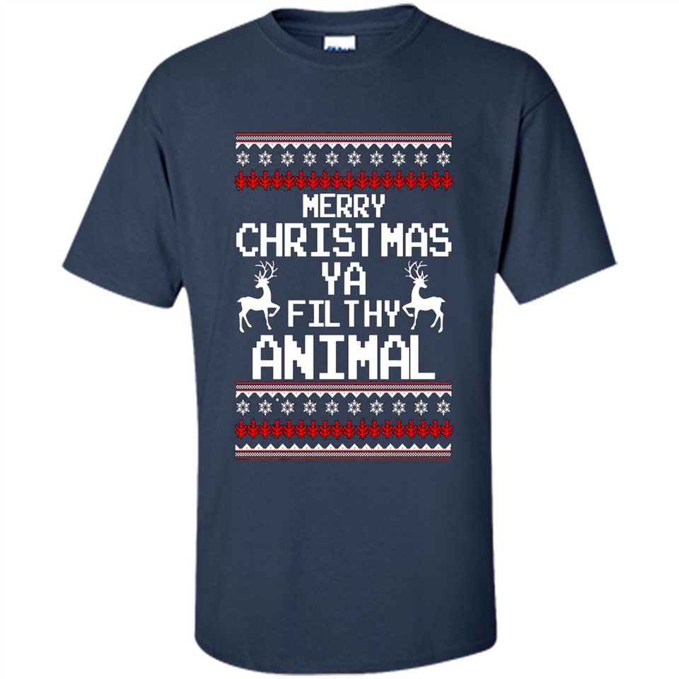 Merry Christmas ya filthy animal ulgy sweater PINGPONG