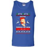 Nigel Thornberry Smashing through the snow Christmas sweatshirt PINGPONG