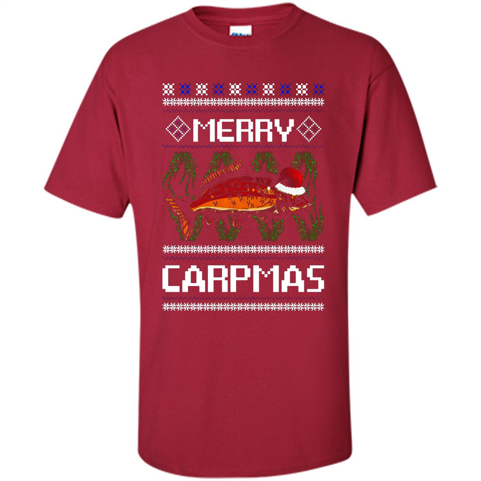 Santa Claus Carpmas Merry Carpmas Christmas Sweater PINGPONG - Shirt