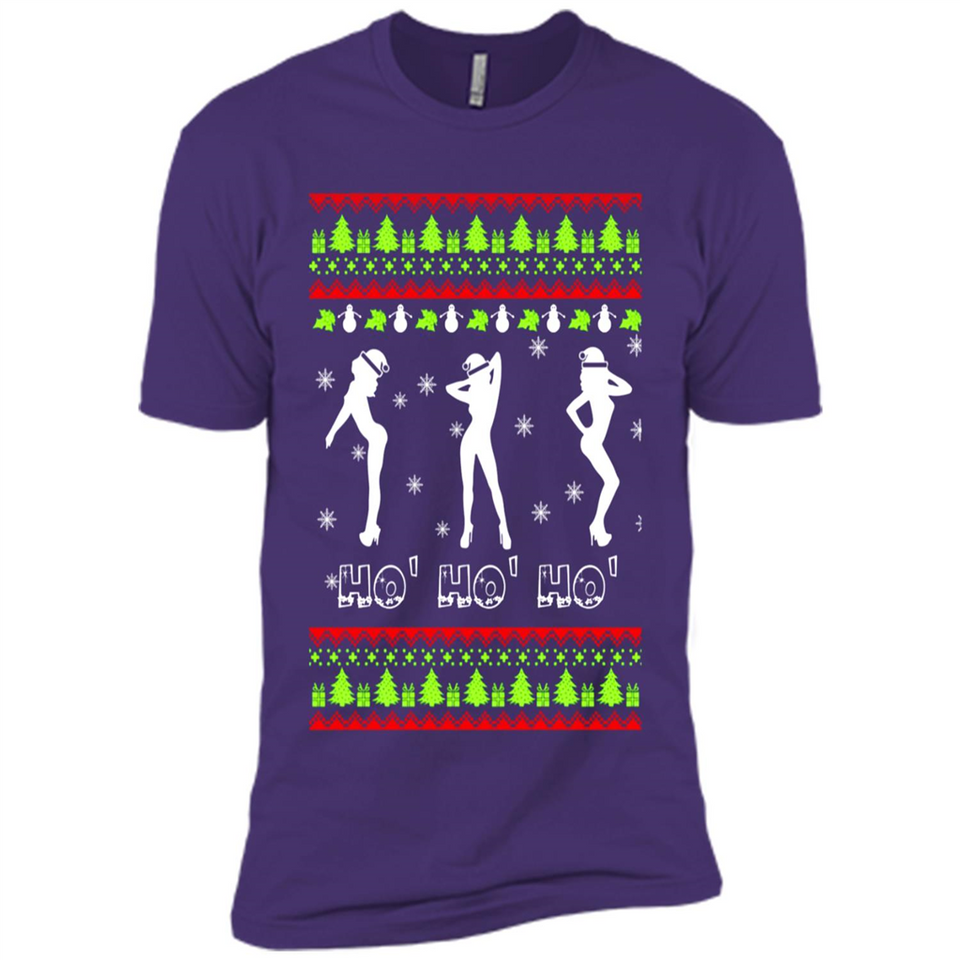 Ho Ho Ho Santa's Helpers Christmas - Premium Short Sleeve T-Shirt