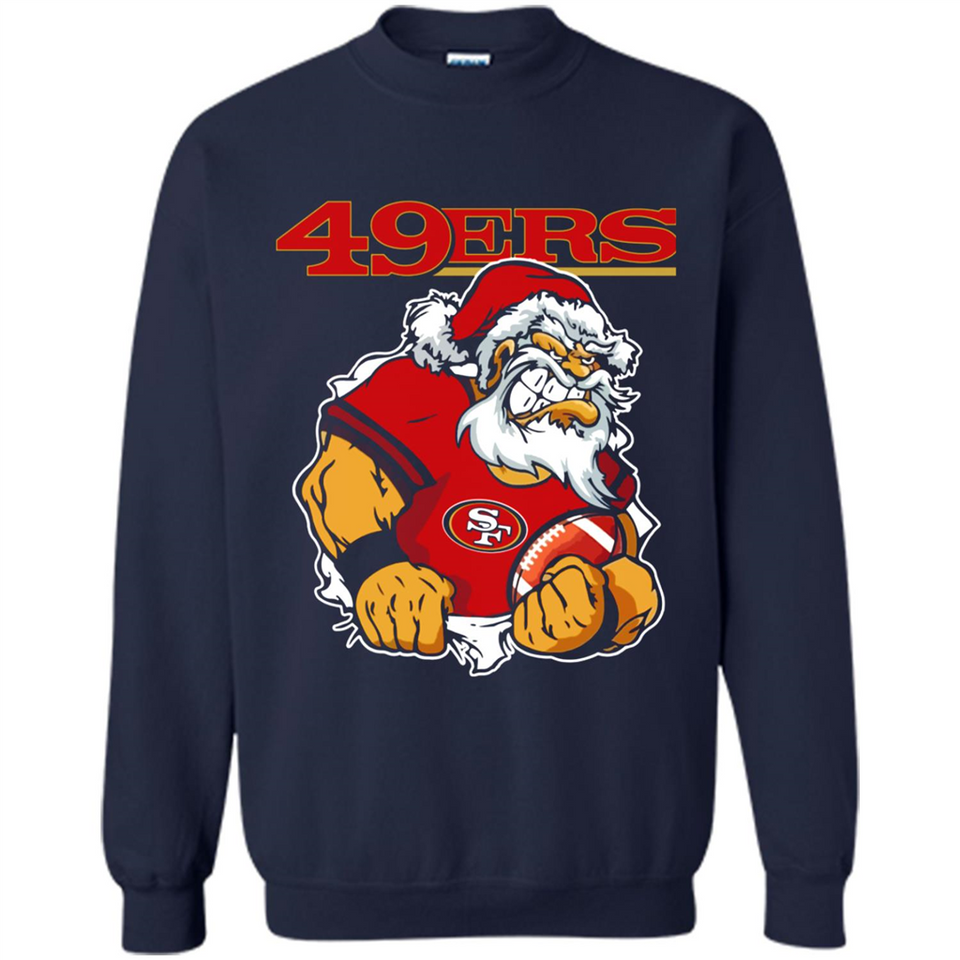 Grumpy Santa Claus San Francisco 49ers Football Team PINGPONG