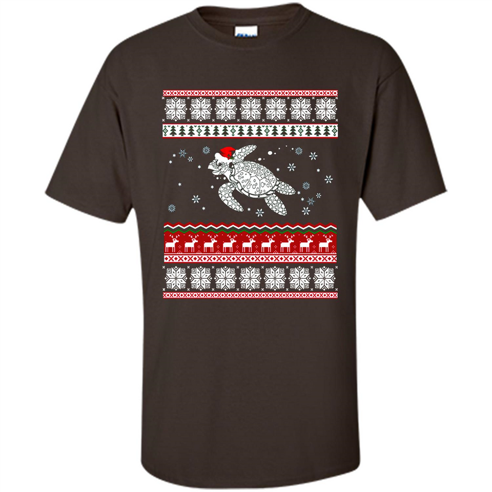 Sea Turtle Ugly Christmas T-Shirt - Shirt