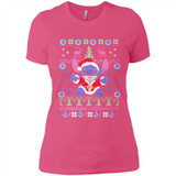 Stitch ugly christmas sweater - Ladies' Boyfriend T-Shirt