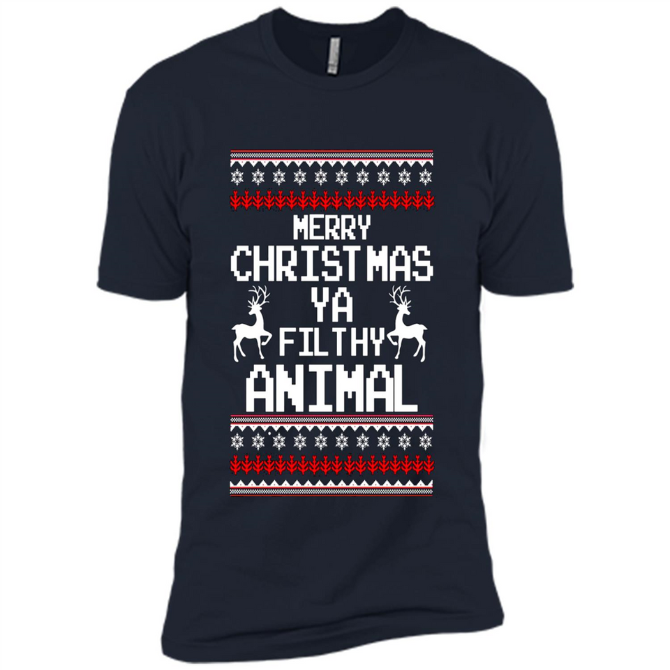 Merry Christmas ya filthy animal ulgy sweater PINGPONG