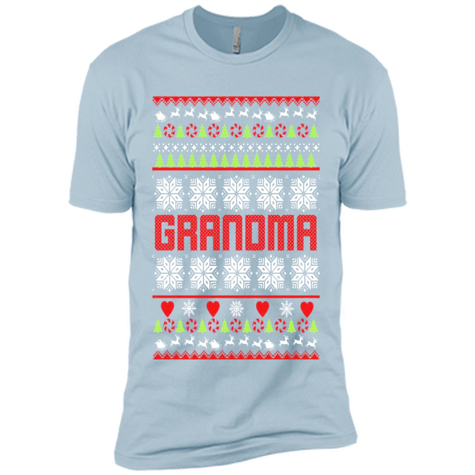 Grandma Ugly Christmas - Premium Short Sleeve T-Shirt