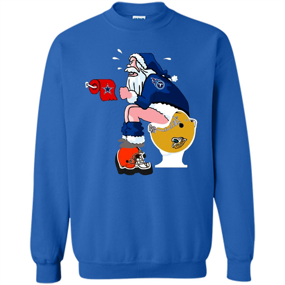 Tennessee Titans Santa Claus Toilet