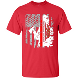 Paradise California Firefighter Thin Red Line Funds Youth T-Shirt PINGPONG - Shirt