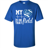 New York Jets Football My Heart is on that Field - Shirt