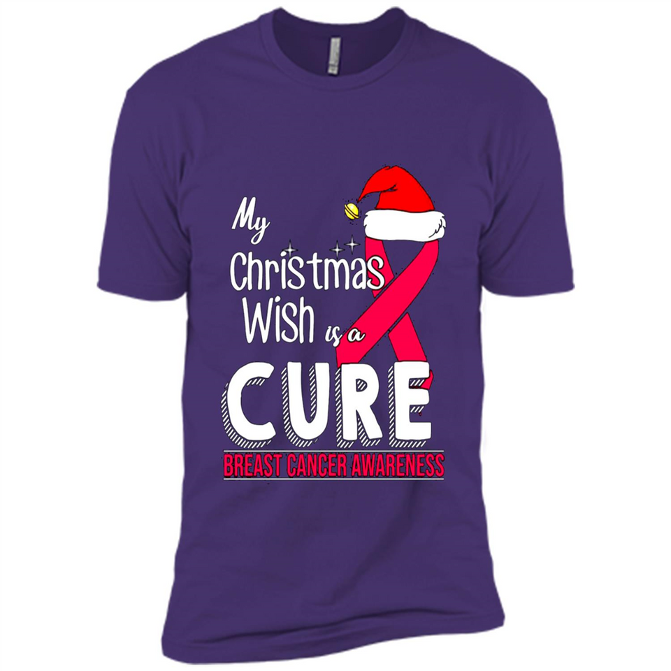 My Christmas Wish Is A Cure Breast Cancer Awareness sweater PINGPONG