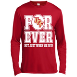 UCF Knights Forever For ever not just when we win - Canvas Long Sleeve T-Shirt