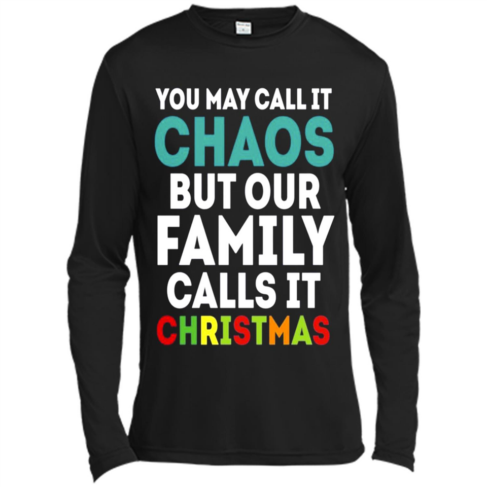 Chaos Family Calls It Christmas - Canvas Long Sleeve T-Shirt