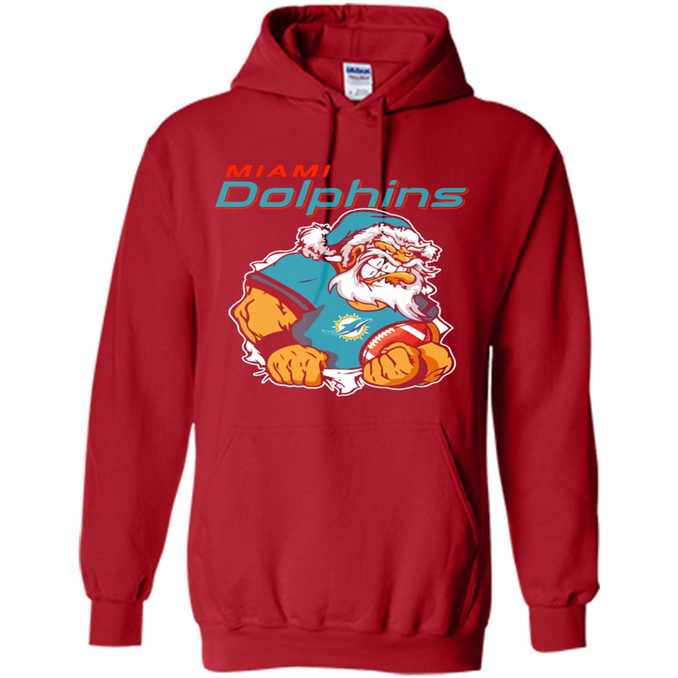 Grumpy Santa Claus Miami Dolphins Football Team PINGPONG