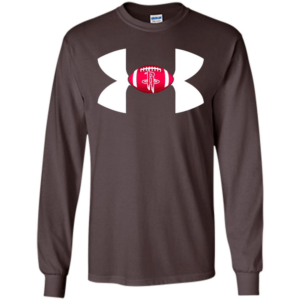 Houston Rockets Under Armour Logo - Long Sleeve T-Shirt