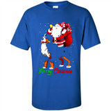 Merry Christmas Santa Claus With Big Dog sweater PINGPONG