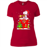 Florida Panthers Snoopy Ugly Christmas Sweaters - Ladies' Boyfriend T-Shirt