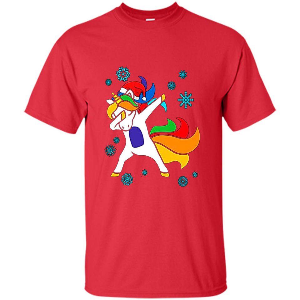 Christmas Dabbing Unicorn - Shirt