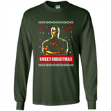 Christmas Ugly Sweater Floyd Mayweather Sweet Christmas - Long Sleeve T-Shirt