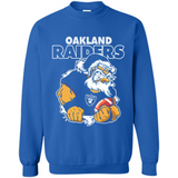 Grumpy Santa Claus Oakland Raiders Football Team PINGPONG