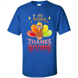 Happy Thanksgiving Turkey Day Colorful Cute