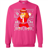 Dabbing Poodle Santa Christmas Holiday Sweatshirt - Sweatshirt
