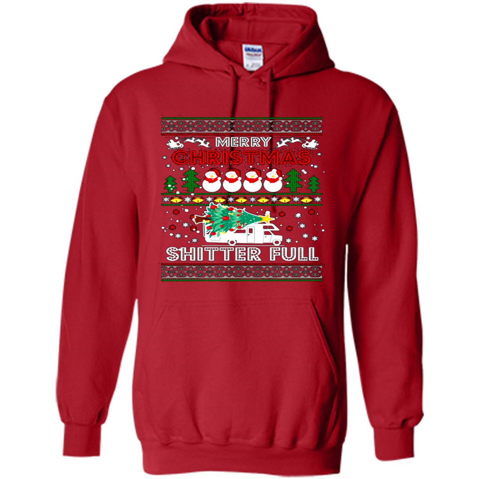 Merry Christmas Shitter Full Christmas Tree Snowman PING PONG
