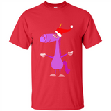 Funny Christmas Unicorn in Santa Hat - Shirt
