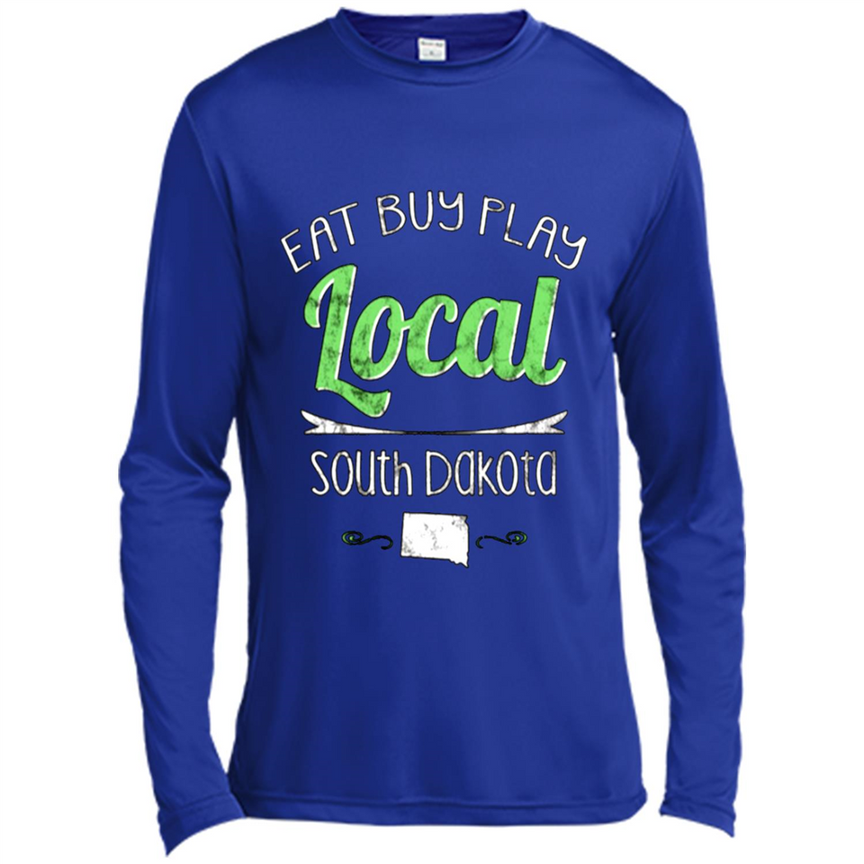 Eat Buy Play Local South Dakota Distressed PING PONG