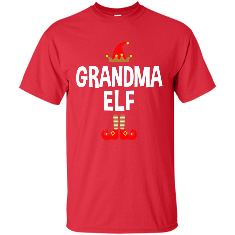 Grandma Elf Shirt -Family Matching Christmas Pajamas - Shirt