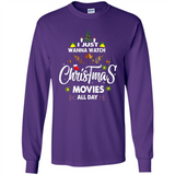 Funny Christmas Movie Shirt, Christmas Movies - Long Sleeve T-Shirt