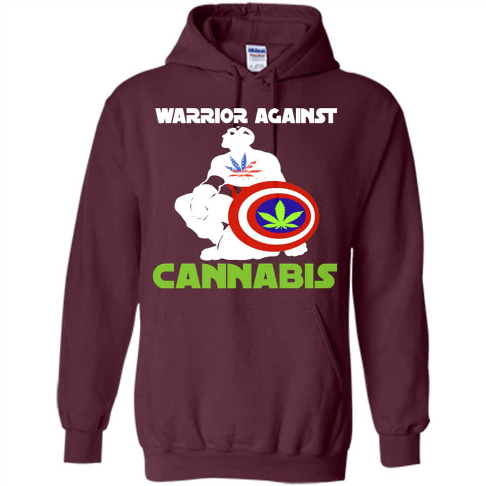 warrior against cannabis - Hoodie