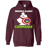 warrior against cannabis - Hoodie