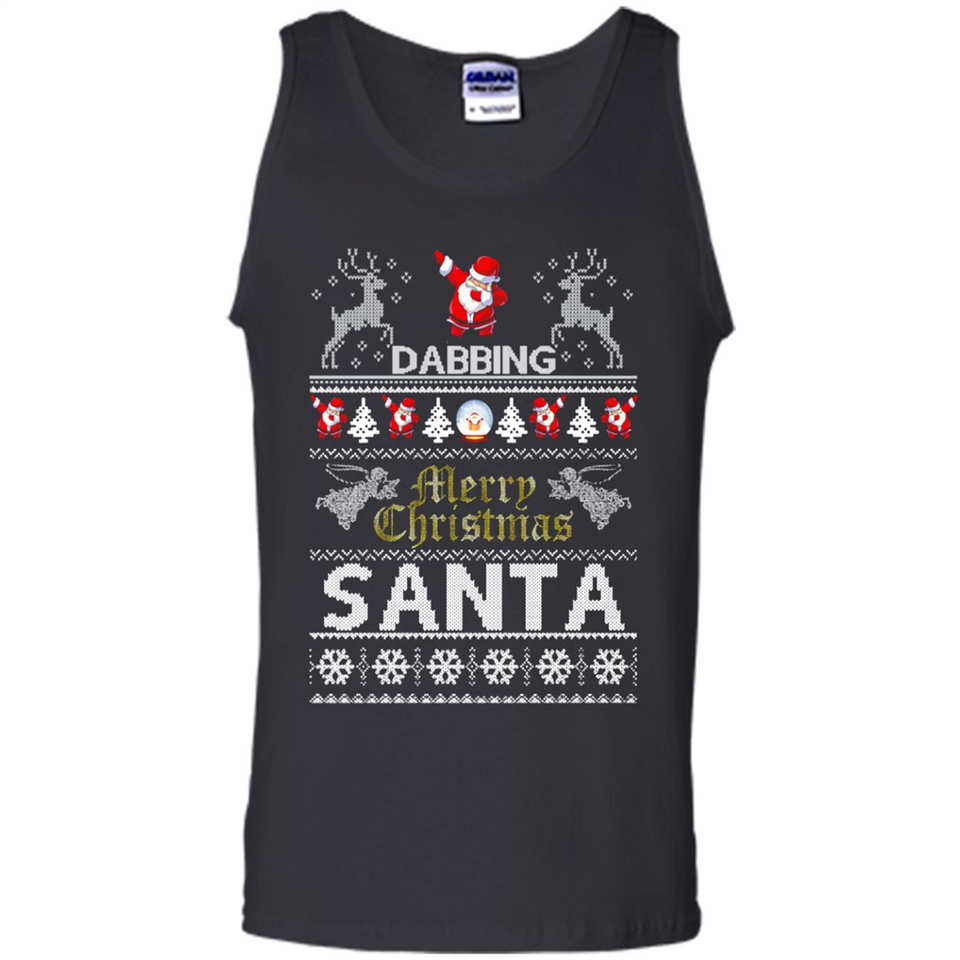 Dabbing Santa Ugly Christmas - Tank Top